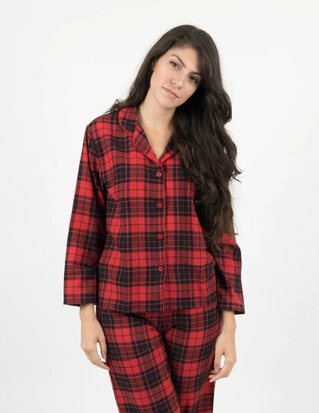 Women's Flannel Plaid Pajamas