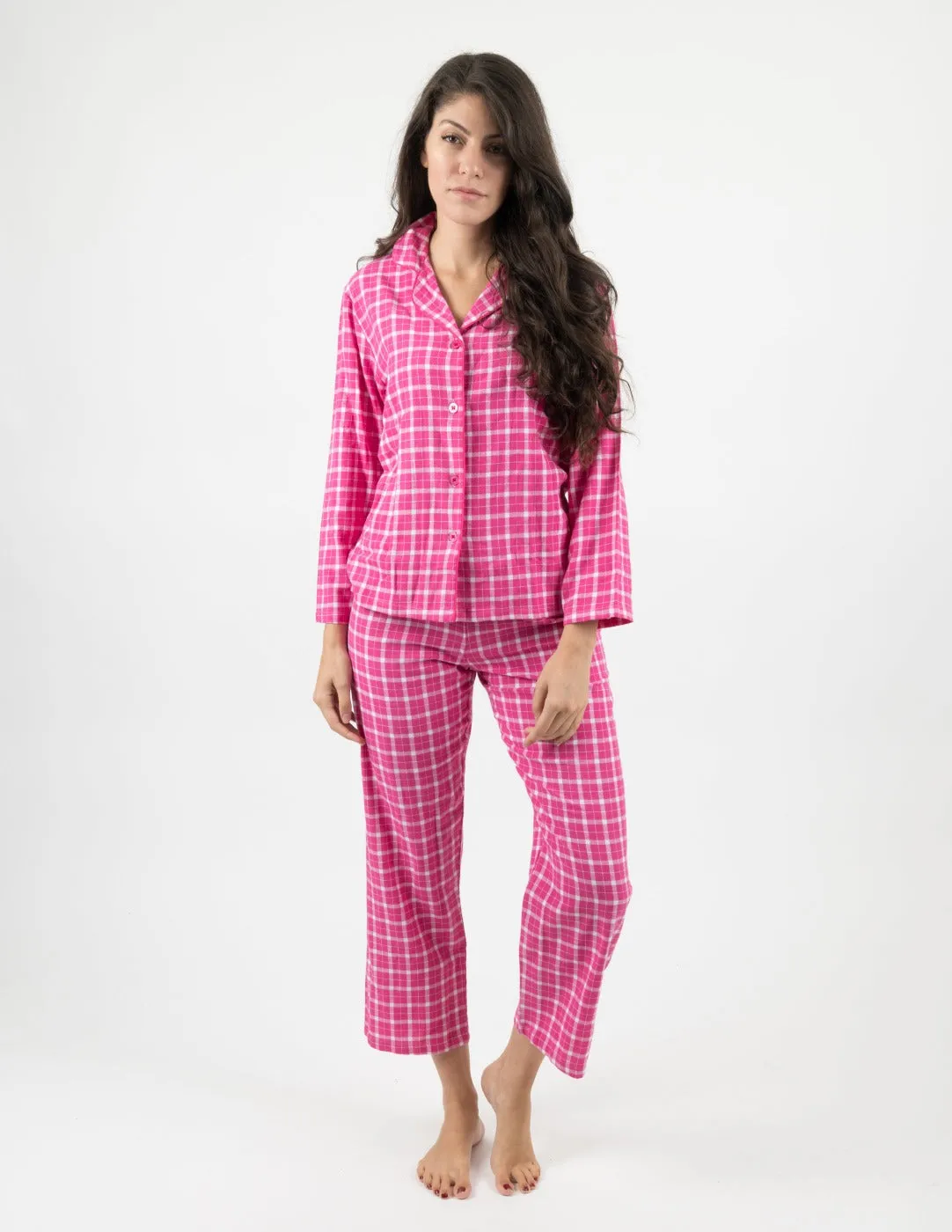 Women's Flannel Plaid Pajamas