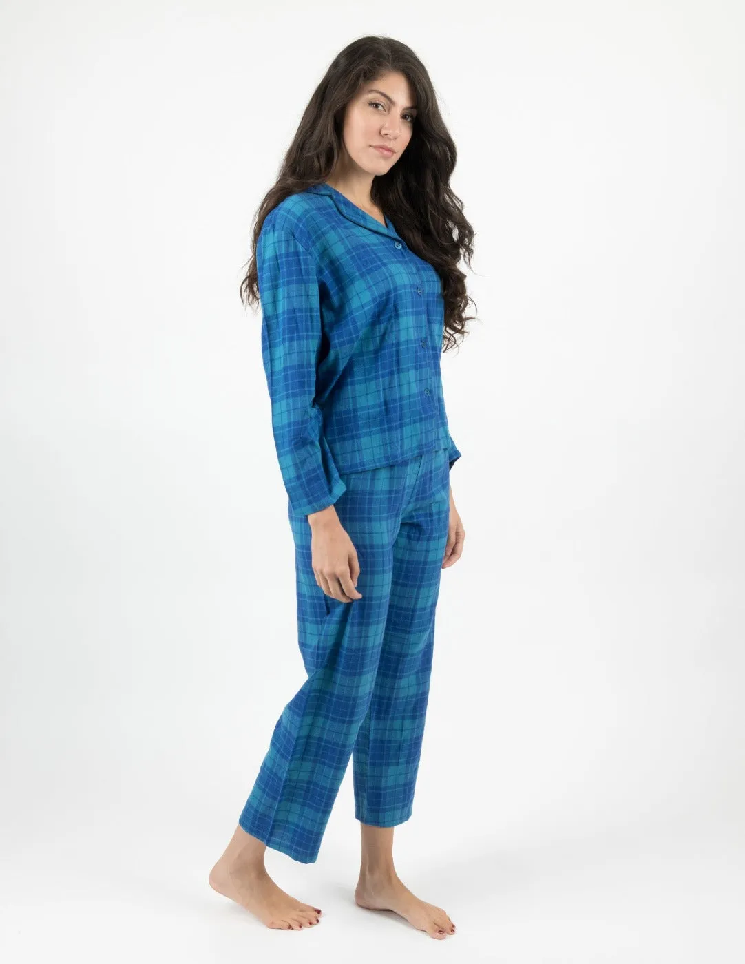 Women's Flannel Plaid Pajamas