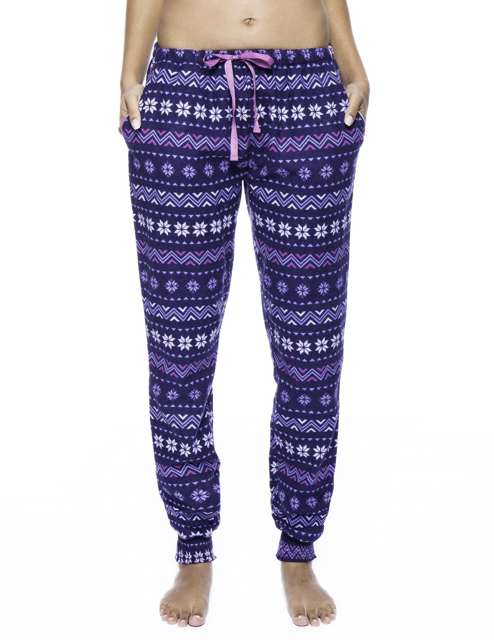 Women's Premium Flannel Jogger Lounge Pants